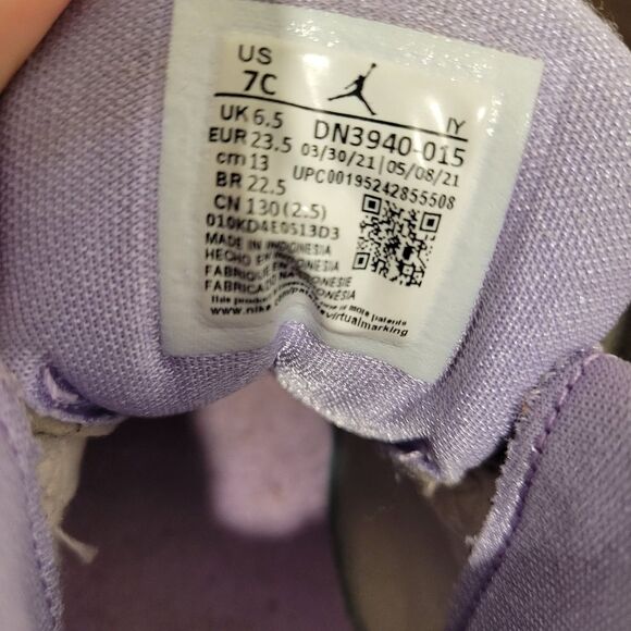 Air Jordan 13 Retro TD Houndstooth Baby Sneaker size 7C - Picture 5 of 6